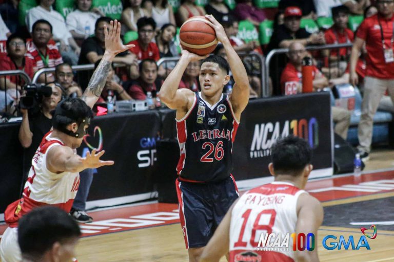 Jimboy Estrada wills Letran to crucial win over San Beda