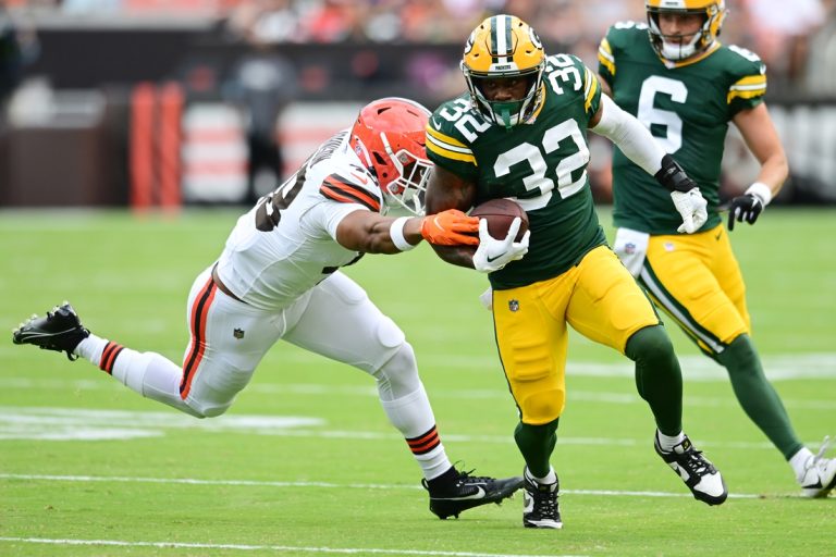 Packers rookie RB MarShawn Lloyd out with appendicitis