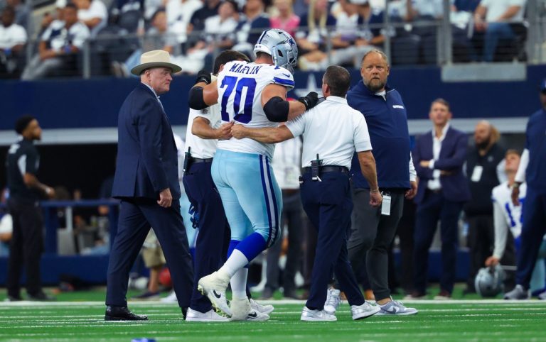 Cowboys G Zack Martin, CB Trevon Diggs out vs. Commanders