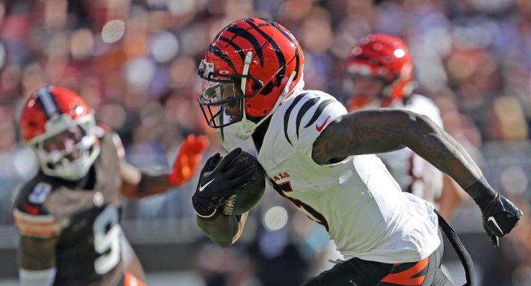 Bengals WR Tee Higgins (quad) set to return vs. Chargers