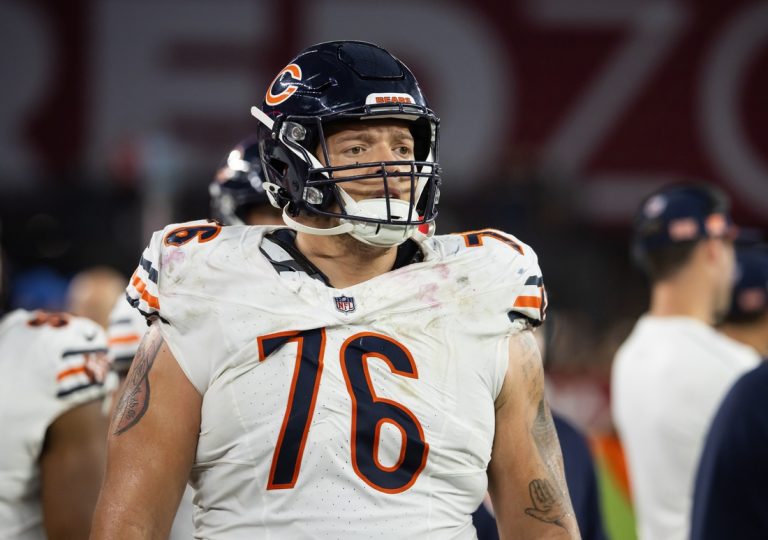 Bears OG Teven Jenkins (ankle) out, DE Montez Sweat (ankle) questionable vs. Pack