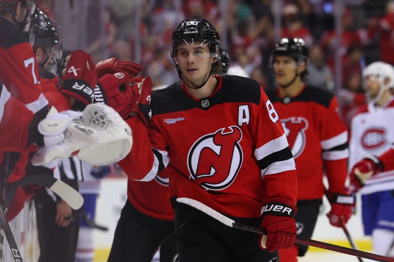 Jack Hughes, Devils get first look at Sharks’ Macklin Celebrini