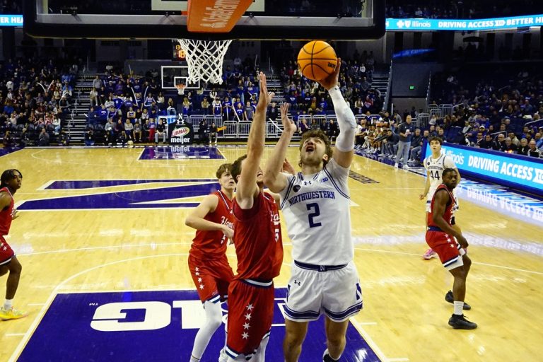 Red-hot Nick Martinelli guides Northwestern against Eastern Illinois