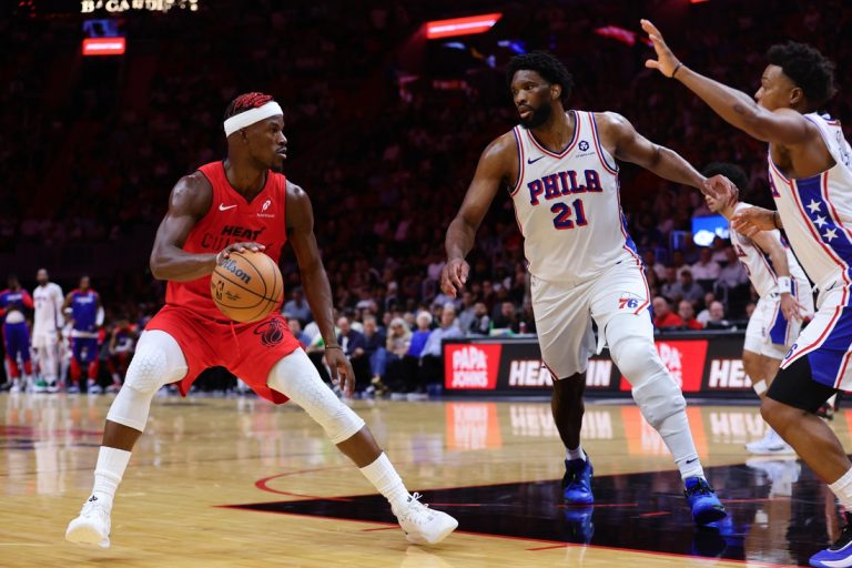 Heat get Jimmy Butler back, rally past woeful 76ers