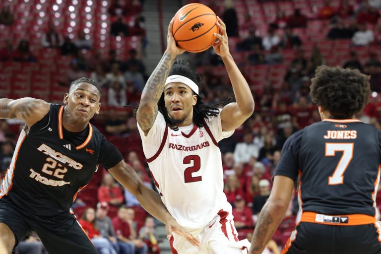 ‘We trust our defense’: No. 20 Arkansas hosts Little Rock