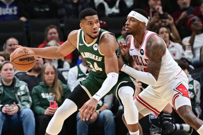 NBA roundup: Giannis Antetokounmpo (41) lifts Bucks past Bulls