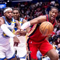 Warriors outlast Pelicans, clinch first in NBA Cup group