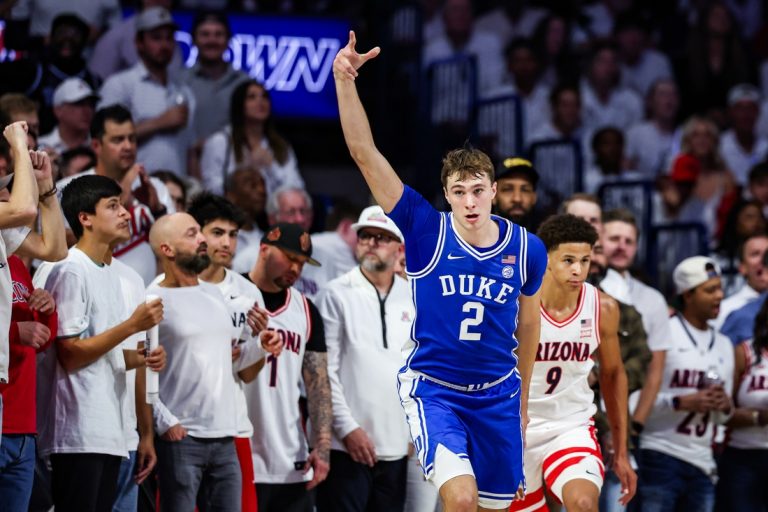 Top 25 roundup: Cooper Flagg, No. 12 Duke down No. 17 Arizona