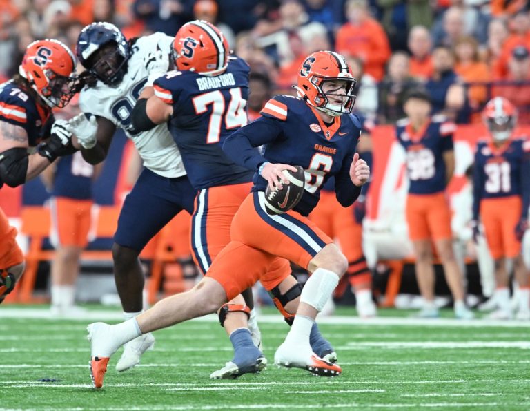 Kyle McCord airs it out as Syracuse soars past UConn