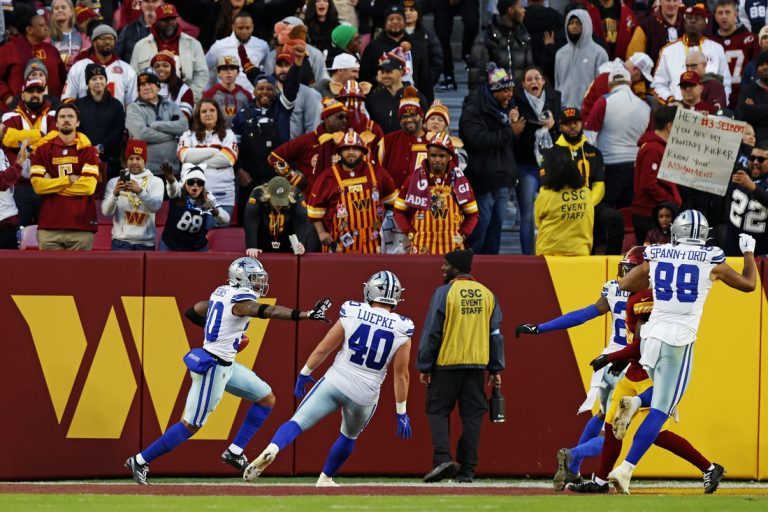 NFL roundup: Cowboys survive wild 4th quarter vs. Commanders