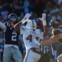 Jaxson Dart, No. 14 Ole Miss fend off Miss. State in Egg Bowl