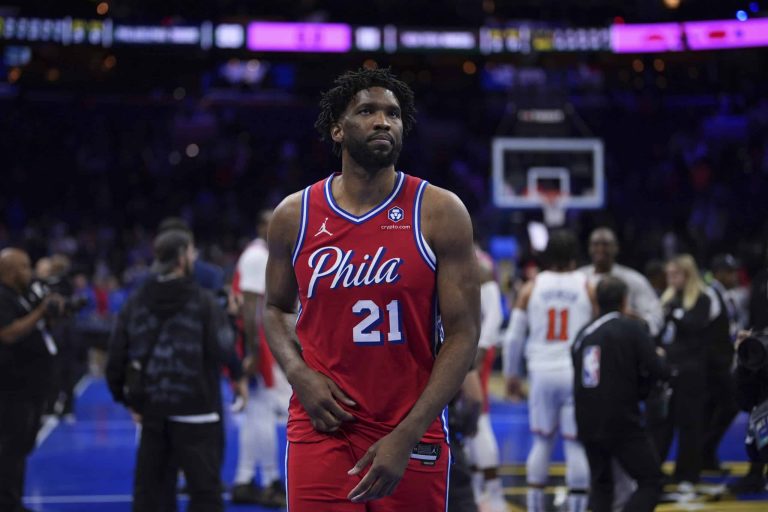 Joel Embiid sluggish in season debut for 76ers