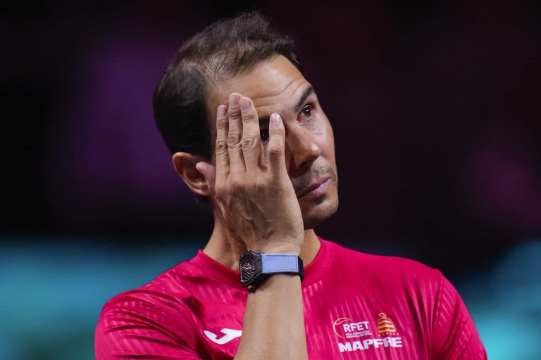 Rafael Nadal emotional as he retires after Davis Cup exit