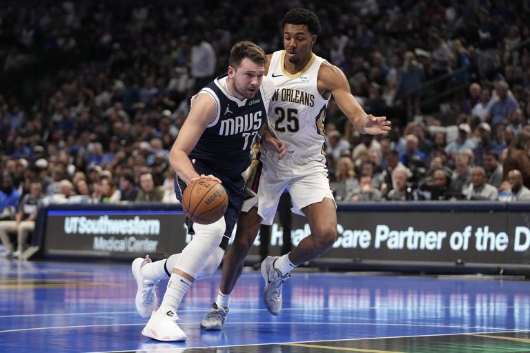 Luka Doncic returns as Mavericks pound Pelicans