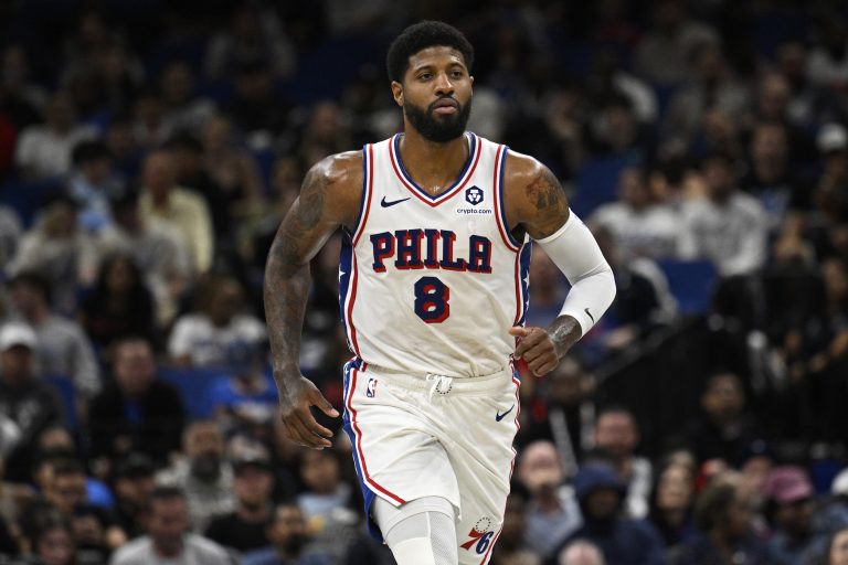 76ers’ Paul George sidelined 2 games with knee injury