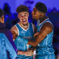 Brandon Miller, LaMelo Ball combine for 73 in Hornets OT win