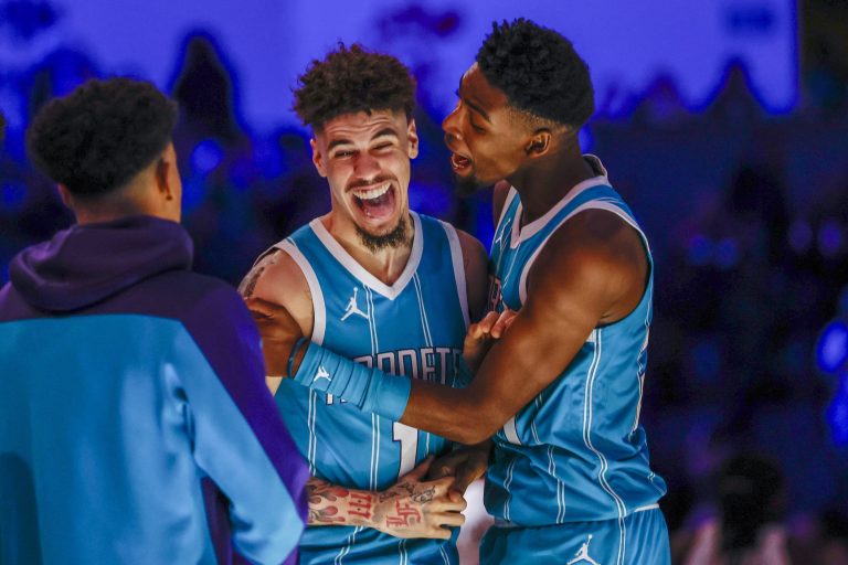 Brandon Miller, LaMelo Ball combine for 73 in Hornets OT win