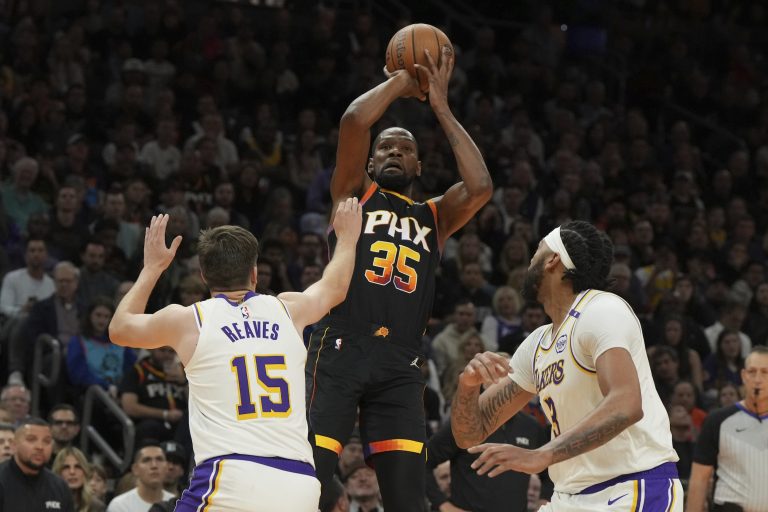 Bradley Beal, Kevin Durant return as Suns rout Lakers