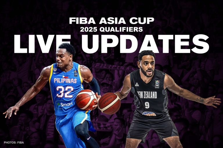 Gilas Pilipinas vs New Zealand at Fiba Asia Cup Qualifiers