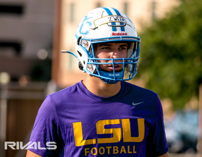 Four-star legacy LB Zach Weeks reclassifies, follows brothers to LSU