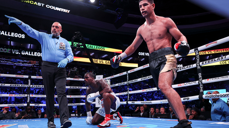 Manuel Gallegos upsets 24-1 favorite Khalil Coe by 9th-round TKO