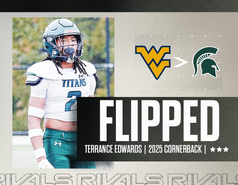 High-three-star 2025 cornerback Terrance Edwards discusses flip to Michigan State from West Virginia